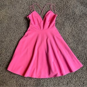 Fashion nova backless strappy skater dress